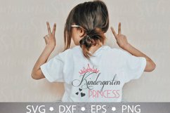 Kindergarten Princess Svg, Kindergarten Cute Sign for Kids Product Image 2