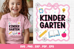 Kindergarten SVG / PNG, Back To School SVG, School First Day Product Image 1