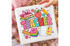 Kindergarten Teacher Back to School Png Product Image 3