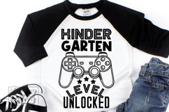 Kindergarten Level Unlocked SVG - Back To School Gamer PNG Product Image 2