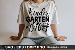 Kindergarten vibes - Teacher SVG Design Product Image 1