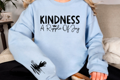 Kindness a ripple of joy Sleeve SVG Product Image 2