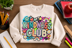kindness club png, school kindness, teacher sublimation, classroom design, school shirt png, positive school, student shirt design, kindness matters, back to school png, school t shirt design