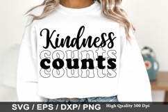 Kindness Counts - Kindness SVG Design Product Image 1