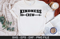 Kindness crew - Motivational SVG Design Product Image 1
