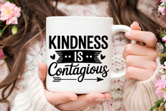 Kindness Is Contagious SVG | Kindness SVG | Be Kind SVG Product Image 3