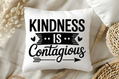Kindness Is Contagious SVG | Kindness SVG | Be Kind SVG Product Image 5