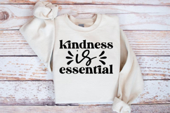 Kindness is essential SVG , Positive vibes SVG Product Image 2