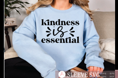 Kindness is essential SVG , Positive vibes SVG Product Image 1