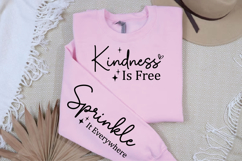 Kindness is free Sleeve SVG, Inspirational Sleeve SVG Product Image 2