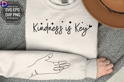 Kindness is Key Sleeve SVG, Christian Sleeve SVG Product Image 1