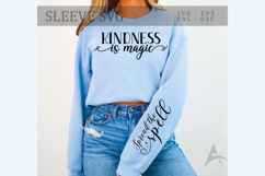 Kindness is magic Sleeve SVG Design Product Image 1