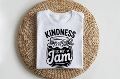 Kindness Is My Jam SVG | Be Kind SVG | Kindness SVG Product Image 2