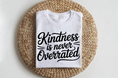 Kindness Is Never Overrated SVG | Be Kind SVG | Kindness SVG Product Image 2