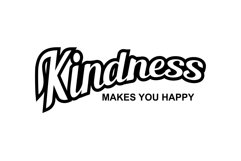 Kindness Make You Happy - T Shirt Design Product Image 3