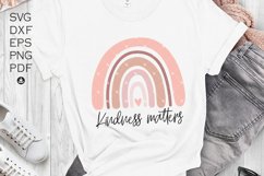 Kindness Matters Svg, Choose Kindness Svg, Be Kind,Kind Vibs Product Image 4