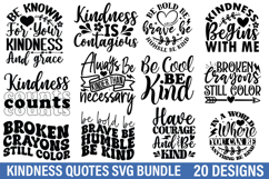 Kindness SVG Bundle - Kindness Quotes Design ,Kindness Quote Product Image 1