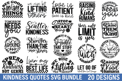 Kindness SVG Bundle - Kindness Quotes Design ,Kindness Quote Product Image 1