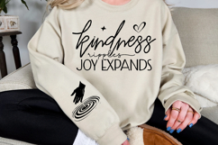 Kindness ripples joy expands Sleeve Svg Design Product Image 2