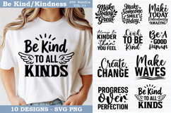 Kindness SVG Bundle | Positive Quotes SVG Bundle Product Image 1