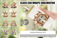 Kindred Ribbons Glass Can Product Image 1