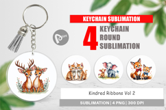 Kindred Ribbons Keychain Product Image 1