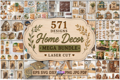 Home Decor Mega Bundle Laser Cut | Wall Decor | House Decor Product Image 1