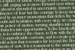 Kinetic Bravely - Bold Tall Serif Font Product Image 12