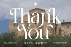 Kinetic Bravely - Bold Tall Serif Font Product Image 20