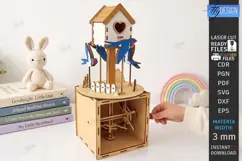 Kinetic Toy Laser Cut | Kids Laser | Gift Idea | Swallow Product Image 1