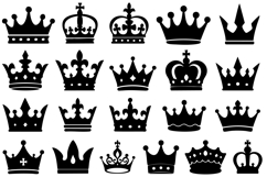 King Crown Silhouette SVG Bundle Product Image 1