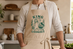 King of the Cookout SVG - Funny Raccoon BBQ Trash Panda PNG Product Image 2