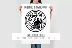 King of the Grill SVG Files | BBQ Sayings | Grill Barbeque Product Image 2
