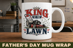 Funny Fathers Day mug wrap, Father's Day Mug Wrap, dad Product Image 1