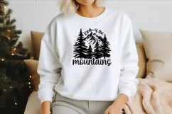 King of the mountains SVG , Mountain Hiking SVG Product Image 2