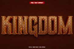 Kingdom 3D editable text effect Product Image 1
