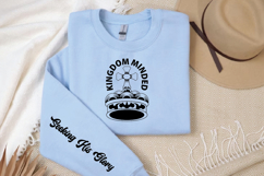 Kingdom Minded Sleeve SVG, Faith-Based Sleeve SVG Product Image 2