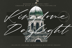 Kingdome Daylight - Modern Signature Font Product Image 1