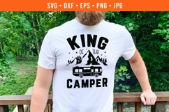King of the Camper design on a t-shirt