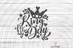 King of the Day cutting file SVG DXF Product Image 1