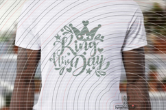 King of the Day cutting file SVG DXF Product Image 4