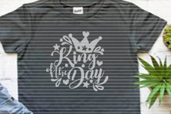 King of the Day cutting file SVG DXF Product Image 5
