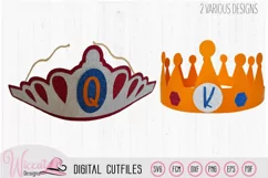 Kingsday svg, Kings crown svg cut file, Queen tiara svg cut Product Image 1