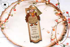 Layered Laser Cut Sarcastic Bookmark Designs for Holidays Product Image 3