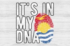 It's in my DNA Kiribati Flag Fingerprint PNG Sublimation Product Image 1
