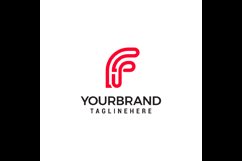 Letter FP PF Logo Design Creative Minimal Monogram design Product Image 1