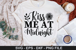 Happy New Year SVG Design - New Year Wishes and Midnight Product Image 2