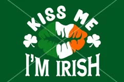 Kiss me I'm Irish SVG, St Patricks day svg, St Patricks Lips Product Image 2