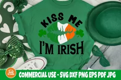 Kiss me I'm Irish SVG, St Patricks day svg, St Patricks Lips Product Image 3