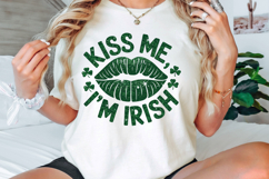 Kiss Me I’m Irish PNG, St Patrick’s Day PNG Product Image 3